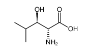 (2R,3R)-2-amino-3-hydroxy-4-methyl-valeric acid Structure