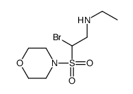 2-bromo-N-ethyl-2-morpholin-4-ylsulfonylethanamine Structure