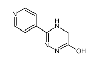 3-pyridin-4-yl-2,5-dihydro-1H-1,2,4-triazin-6-one结构式