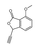 3-ethynyl-7-methoxy-3H-2-benzofuran-1-one结构式