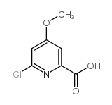 6-氯-4-甲氧基吡啶甲酸结构式