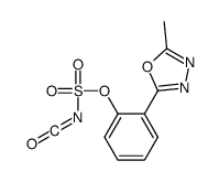 [2-(5-methyl-1,3,4-oxadiazol-2-yl)phenyl] N-(oxomethylidene)sulfamate Structure