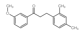 3-(2,4-DIMETHYLPHENYL)-3'-METHOXYPROPIOPHENONE结构式