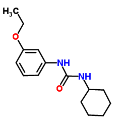 1-Cyclohexyl-3-(3-ethoxyphenyl)urea结构式