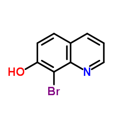 8-溴-7-羟基喹啉结构式