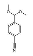 4-(二甲氧基甲基)苯甲腈结构式