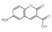 6-amino-2-oxo-chromene-3-carboxylic acid结构式