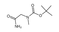 N-carbamoylmethyl-N-methyl-carbamic acid t-butyl ester结构式
