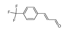(2E)-3-(4-trifluoromethylphenyl)prop-2-enal Structure
