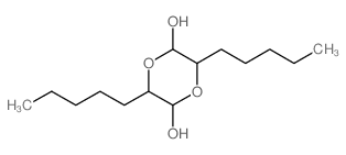 3,6-dipentyl-1,4-dioxane-2,5-diol结构式