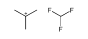 fluoroform, 2-methylpropan-2-ylium salt结构式