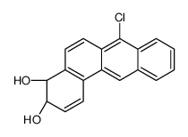 (3R,4R)-7-chloro-3,4-dihydrobenzo[a]anthracene-3,4-diol结构式