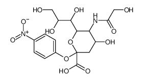 2-O-(p-Nitrophenyl)-α-D-N-glycolylneuraminic Acid结构式