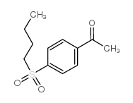 4-丁基磺酰基苯乙酮结构式