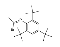 (Z)-2-bromo-1-(2,4,6-tri-t-butylphenyl)-1-phosphapropene Structure