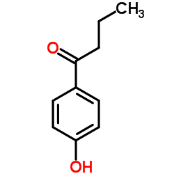 1-(4-Hydroxyphenyl)butan-1-one Structure