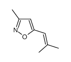 3-methyl-5-(2-methylprop-1-enyl)-1,2-oxazole Structure