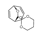 (1S,5R)-6-oxaspiro[bicyclo[3.2.2]nona[3,8]diene-2,2'-[1,3]dioxan]-7-one结构式