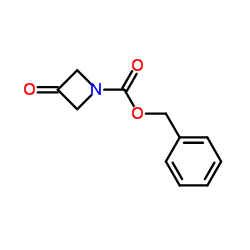 Benzyl 3-oxo-1-azetidinecarboxylate Structure