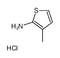 3-methylthiophen-2-amine,hydrochloride Structure