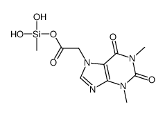 [dihydroxy(methyl)silyl] 2-(1,3-dimethyl-2,6-dioxopurin-7-yl)acetate Structure