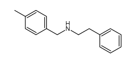 N-(4-methylbenzyl)-2-phenylethanamine结构式