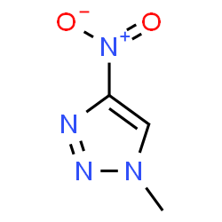 1-甲基-4-硝基-1,2,3-三唑结构式