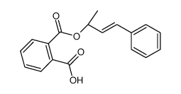 (+/-)-phthalic acid mono-(1-methyl-3t-phenyl-allyl ester)结构式