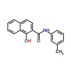 1-Hydroxy-N-(3-methylphenyl)-2-naphthamide Structure