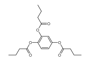 1,2,4-tris-butyryloxy-benzene结构式