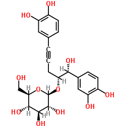 尼亚希木脂素苷结构式