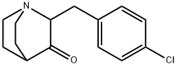 2-(4-氯苄基)奎宁环-3-酮结构式