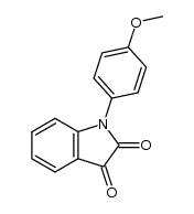 1-(4Methoxyphenyl)-1H-indole-2,3-dione结构式