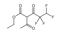 ethyl 2-acetyl-4,4,5,5-tetrafluoro-3-oxopentanoate结构式