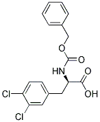 Cbz-3,4-Dichloro-D-Phenylalanine结构式