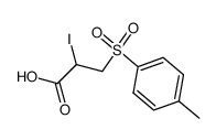 2-iodo-3-(p-tolylsulphonyl)propionic acid Structure