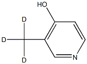 4-Hydroxy-3-(methyl-d3)-pyridine Structure