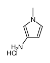 1-Methyl-1H-pyrrol-3-amine hydrochloride Structure