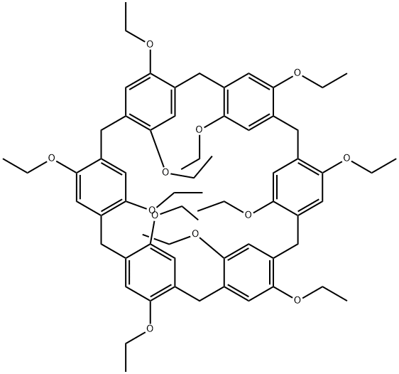 二乙氧基柱[6]芳烃结构式