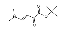 t-butyl 4-dimethylamino-2-oxo-3-butenoate Structure