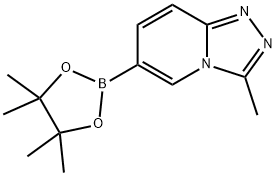 3-Methyl-6-(4,4,5,5-tetramethyl-1,3,2-dioxaborolan -2-yl)-1,2,4-triazolo[4,3-a]pyridine... Structure