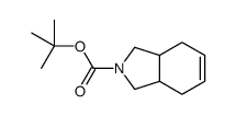 3a,4,7,7a-四氢-1H-异吲哚-2(3h)-羧酸叔丁酯结构式