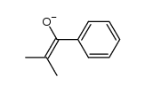 isobutyrophenone enolate Structure