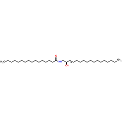N-棕榈酰基-1-脱氧甲基鞘氨醇(m17：1/16：0)结构式