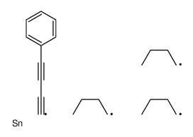 tributyl(4-phenylbuta-1,3-diynyl)stannane Structure