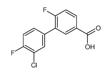 3-(3-chloro-4-fluorophenyl)-4-fluorobenzoic acid结构式
