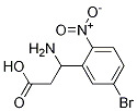 3-AMino-3-(5-broMo-2-nitro-phenyl)-propionic acid结构式