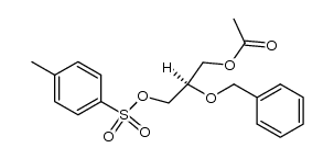 (R)-1-O-Acetyl-2-O-benzyl-3-tosylglycerol结构式