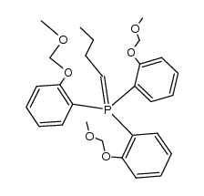 butylidenetris(2-(methoxymethoxy)phenyl)phosphorane Structure