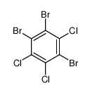 1,2,4-tribromo-3,5,6-trichlorobenzene Structure